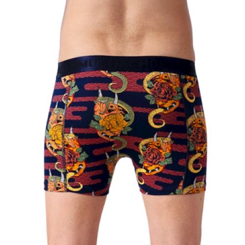 Muchachomalo Leafs blauw/print boxershort