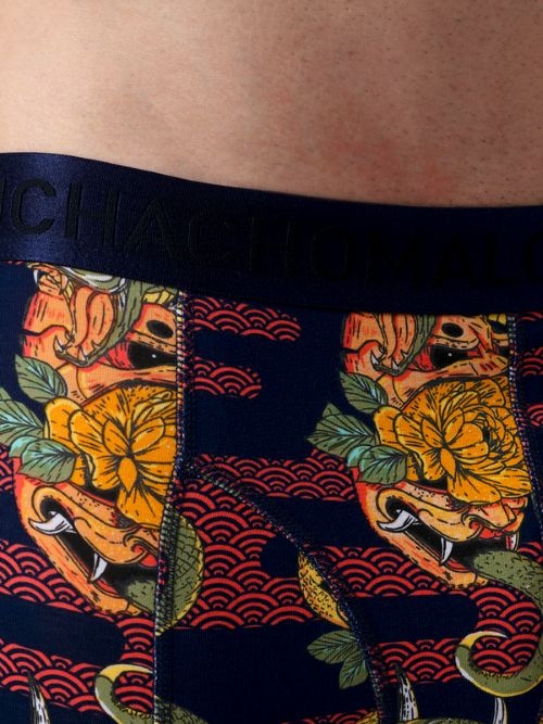 Muchachomalo Leafs blauw/print boxershort