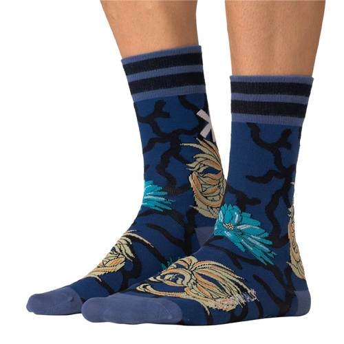 Muchachomalo Lickit blauw/print sokken