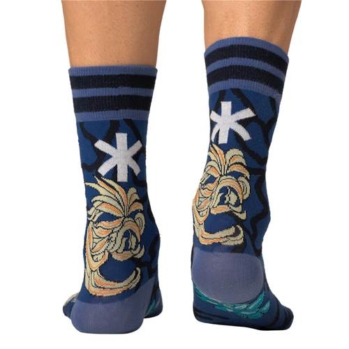 Muchachomalo Lickit blauw/print sokken
