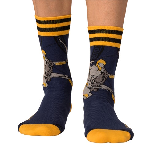 Muchachomalo Hercules marine blauw/print sokken