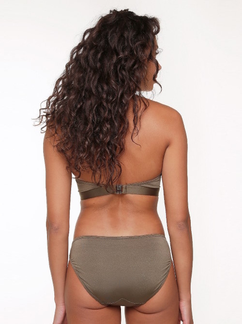 LingaDore Beach Carol khaki voorgevormde bikinitop