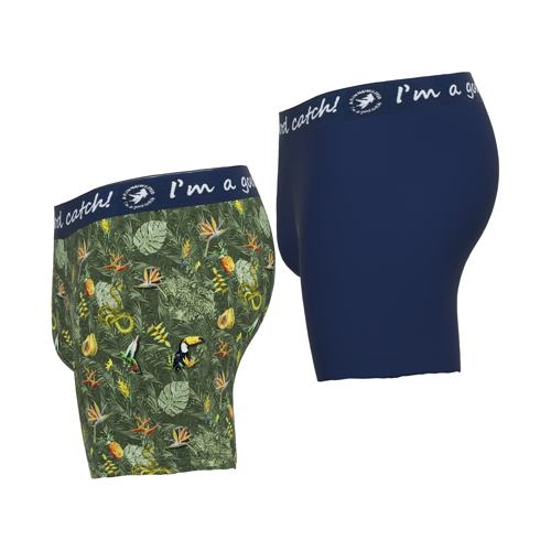 A Fish Named Fred Amazone groen/print boxershort