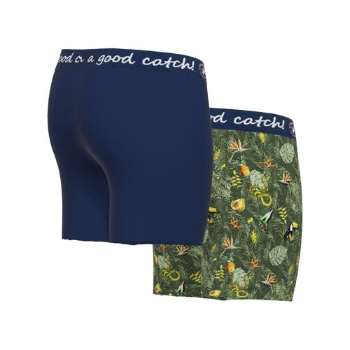 A Fish Named Fred Amazone groen/print boxershort