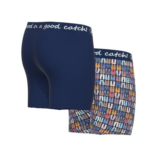 A Fish Named Fred Flip Flops blauw/print boxershort