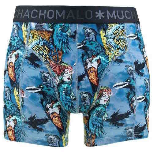 Muchachomalo Myth Norway blauw/print boxershort