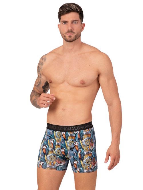 Muchachomalo Myth Norway blauw/print boxershort