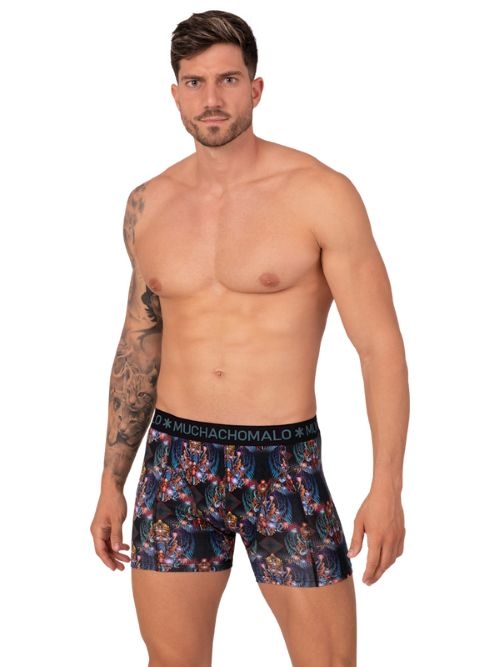 Muchachomalo Myth Indonesia zwart/print boxershort