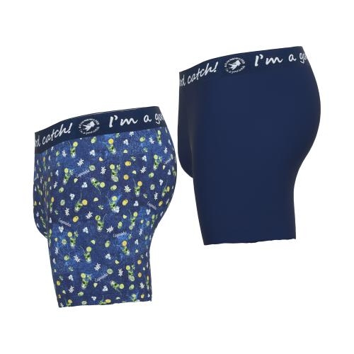 A Fish Named Fred Caipirinha marine blauw boxershort