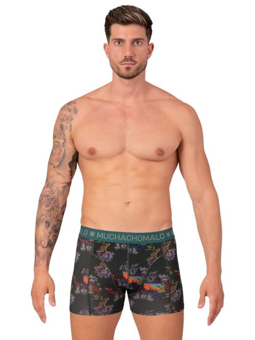 Muchachomalo Frogger groen/print modal boxershort