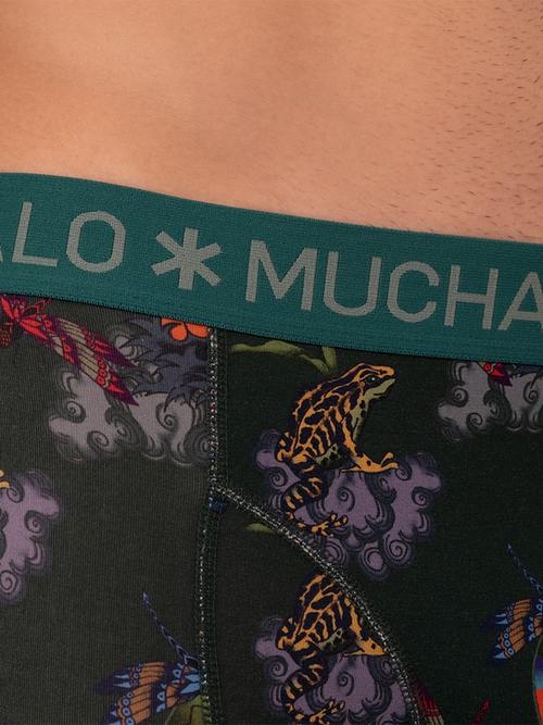 Muchachomalo Frogger groen/print modal boxershort