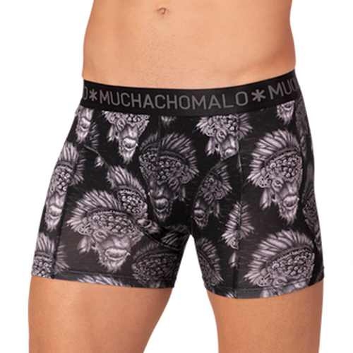 Muchachomalo Bison zwart/print modal boxershort