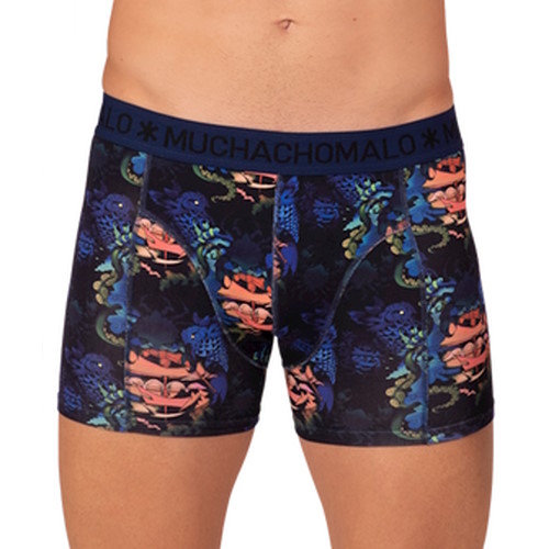 Muchachomalo Ship blauw/print modal boxershort