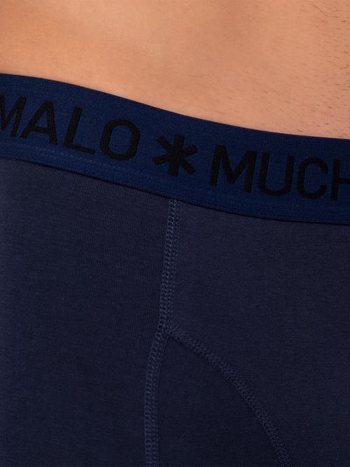Muchachomalo Basic marine blauw modal boxershort