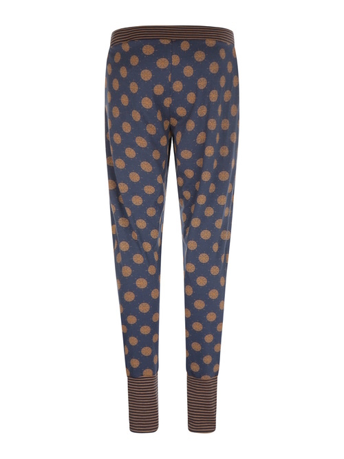 Charlie Choe Wandering Nights marine blauw/print pyjamabroek