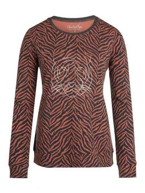 Charlie Choe Wild Nights terracotta slaapshirt