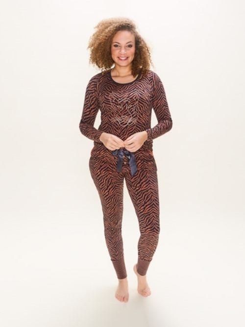 Charlie Choe Wild Nights terracotta slaapshirt