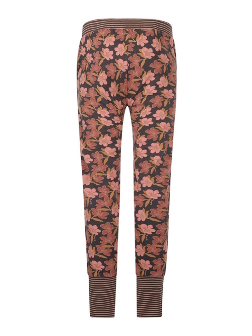 Charlie Choe Flower Nights antraciet pyjamabroek