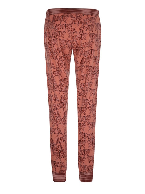 Charlie Choe Wild Hearted terracotta pyjamabroek