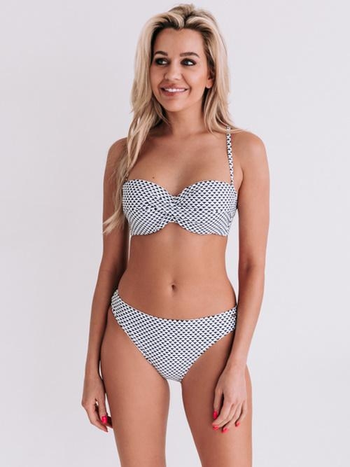 Bomain Athene zwart/wit bikini set