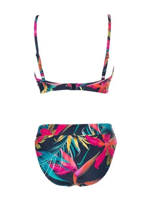 Bomain Bali marine blauw/print bikini set