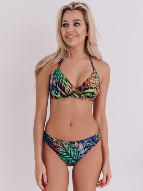 Bomain Boedapest marine blauw/print bikini set