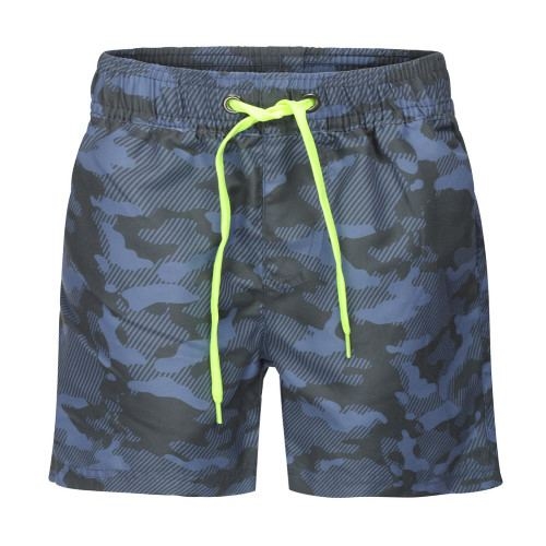  DJ DutchJeans Camouflage blauw/print zwemshort