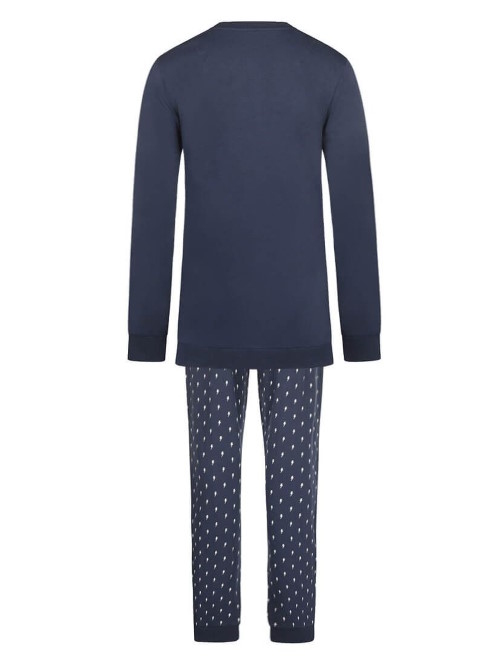Charlie Choe UNI marine blauw pyjamashirt
