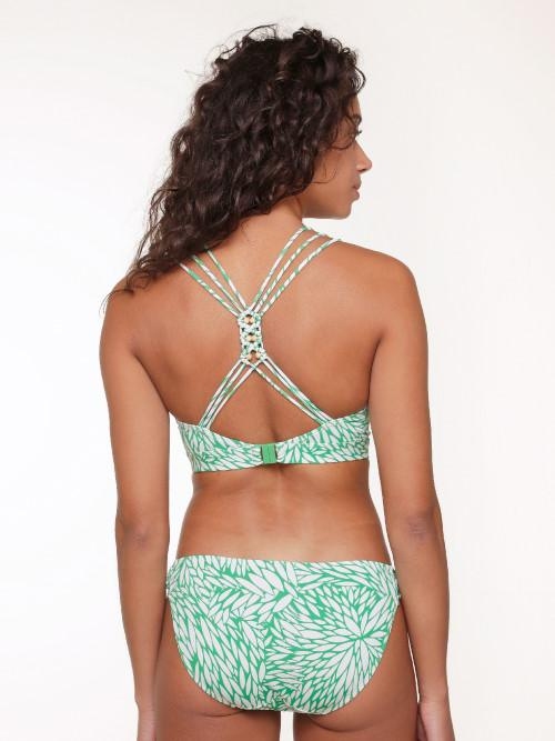 LingaDore Beach Grain grass groen/wit voorgevormde bikinitop