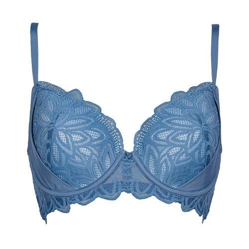 After Eden D-Cup & Up Syl jeans blauw voorgevormde bh