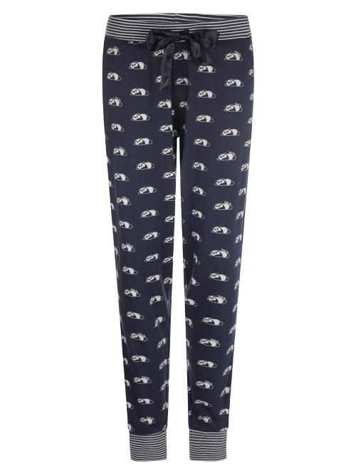 Charlie Choe Into The Wild marine blauw/wit pyjamabroek