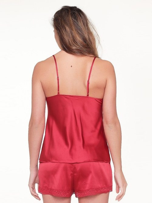 LingaDore Night Earth Red rood slaapshirt