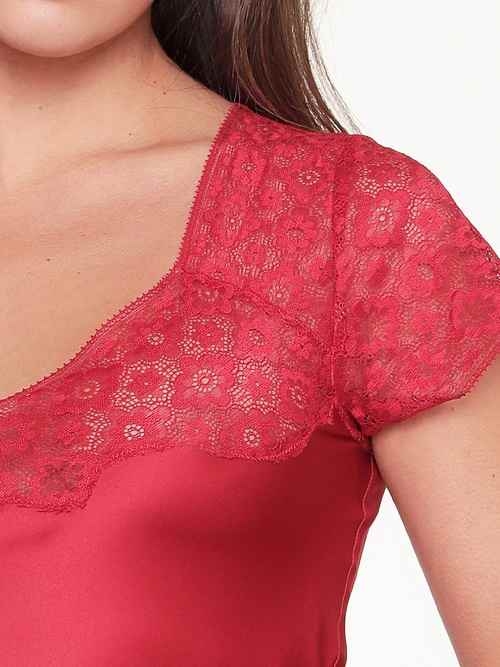 LingaDore Earth Red rood nachthemd