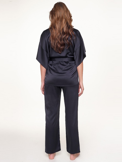 LingaDore Night Dark Snake marine blauw kimono