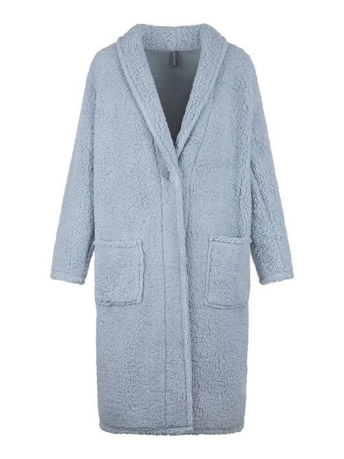 LingaDore Night Fluffy blauw badjas