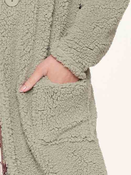 LingaDore Night Fluffy groen badjas