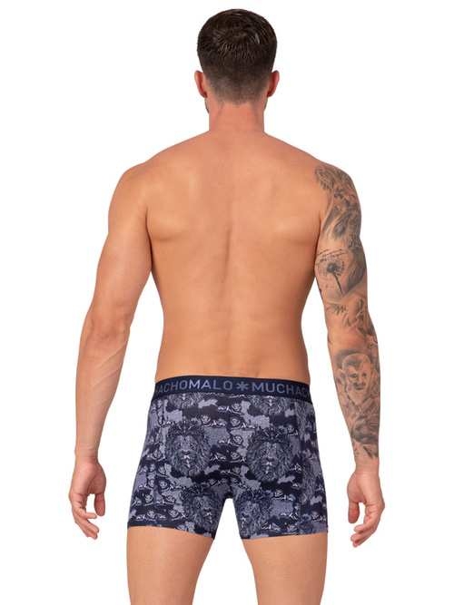 Muchachomalo Lion blauw/print boxershort
