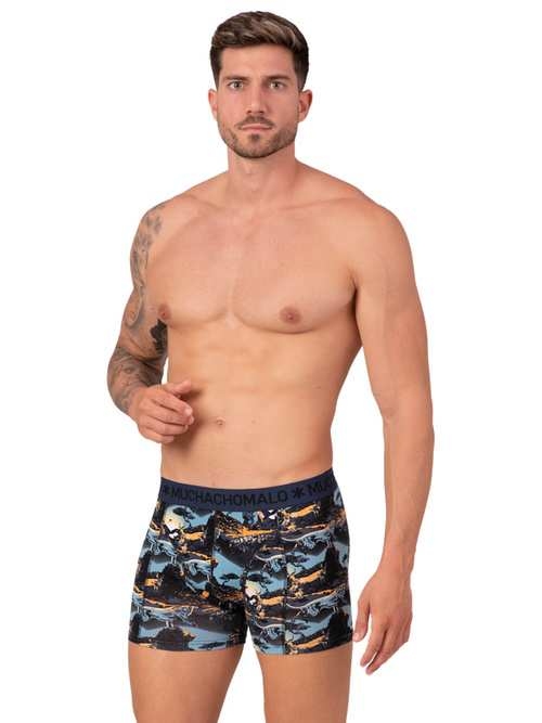 Muchachomalo Lion blauw/print boxershort