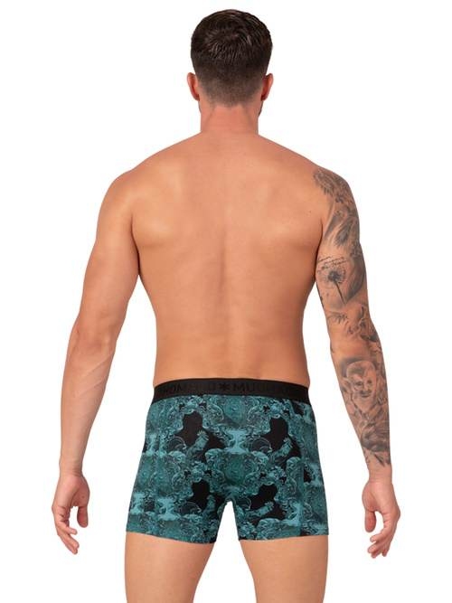 Muchachomalo Rooster groen/print boxershort