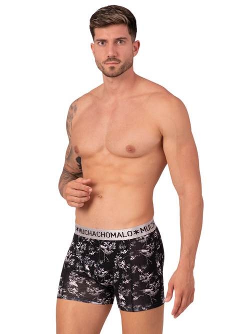 Muchachomalo Deer zwart/print boxershort
