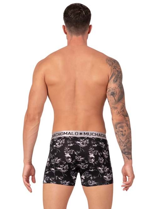 Muchachomalo Deer zwart/print boxershort