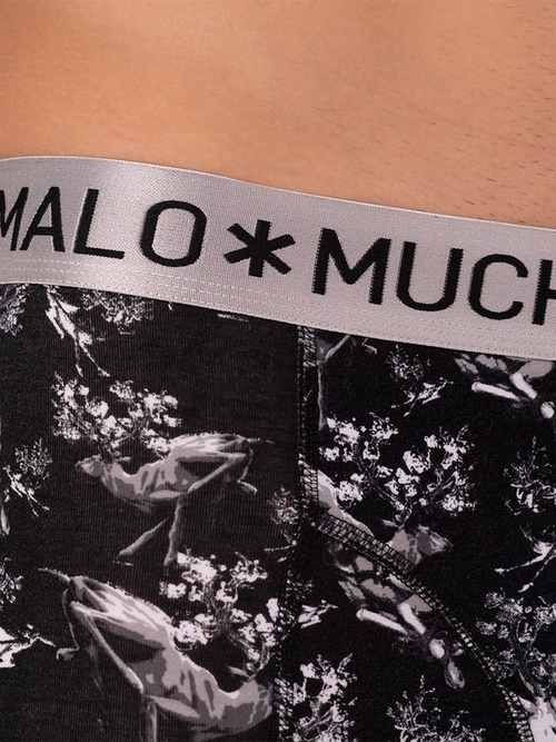 Muchachomalo Deer zwart/print boxershort