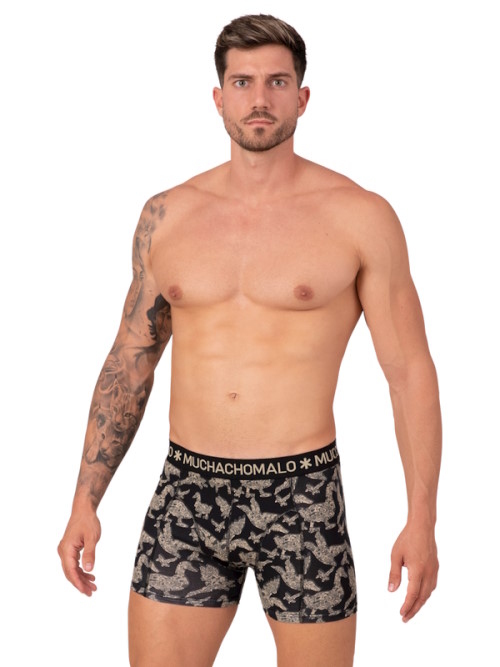 Muchachomalo Duck zwart/print boxershort