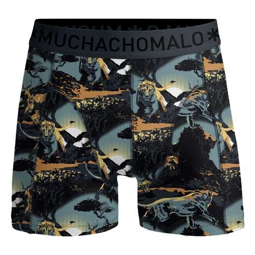 Muchachomalo Lion blauw/print jongens boxershort