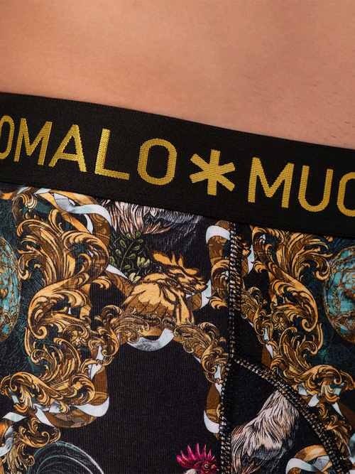 Muchachomalo Rooster zwart/print jongens boxershort