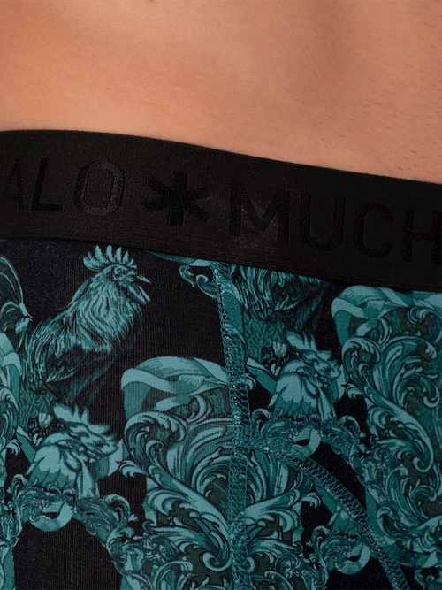 Muchachomalo Rooster groen/print jongens boxershort