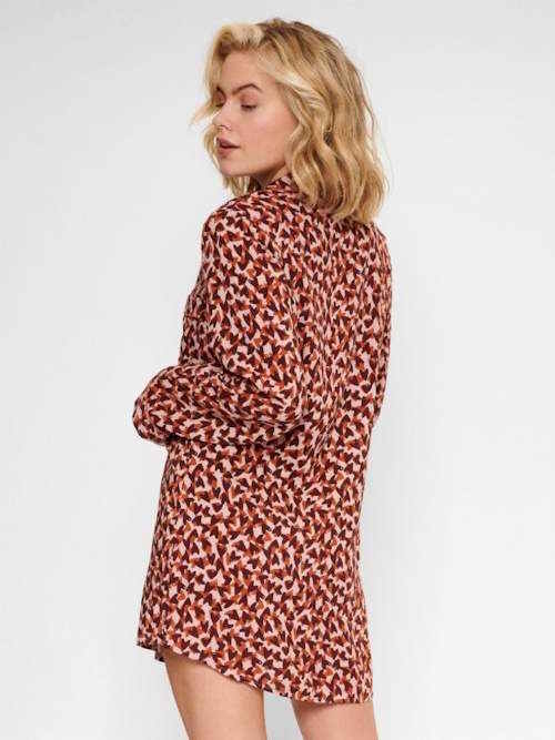 LingaDore Night Love bruin/print nachthemd