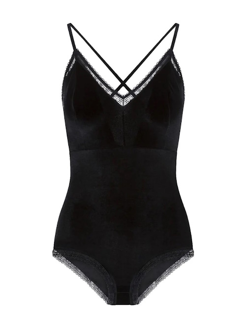 LingaDore Velvet zwart body