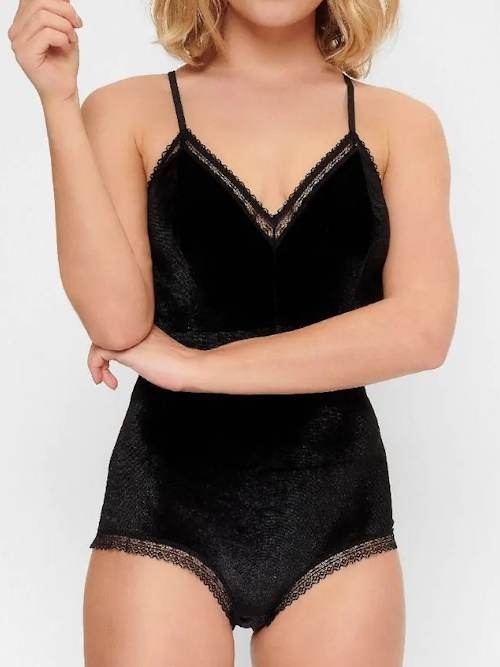 LingaDore Velvet zwart body