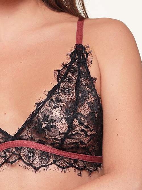 LingaDore Love Black Ruby zwart/rood wireless bh